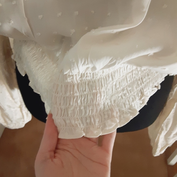 Wild Fable Off-White Textured Boho Blouse - Picture 4 of 11